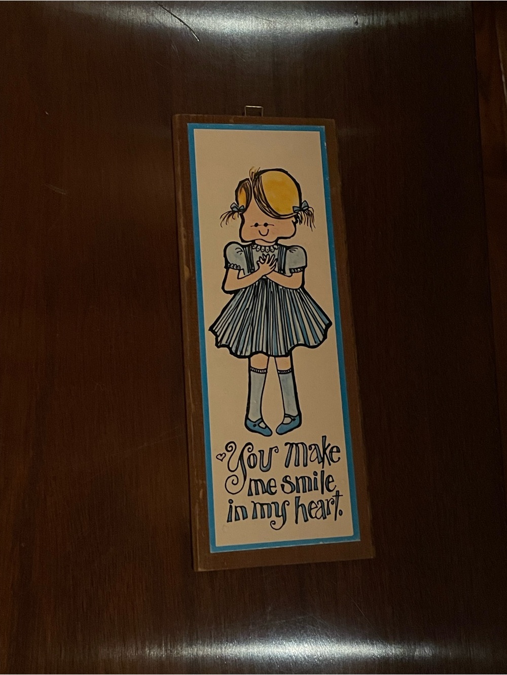 Vintage Wall Art – You Make Me Smile